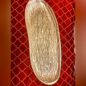 Ashley Home Furnishings Decorative Display Platter Jewelry Watch Tray Silver